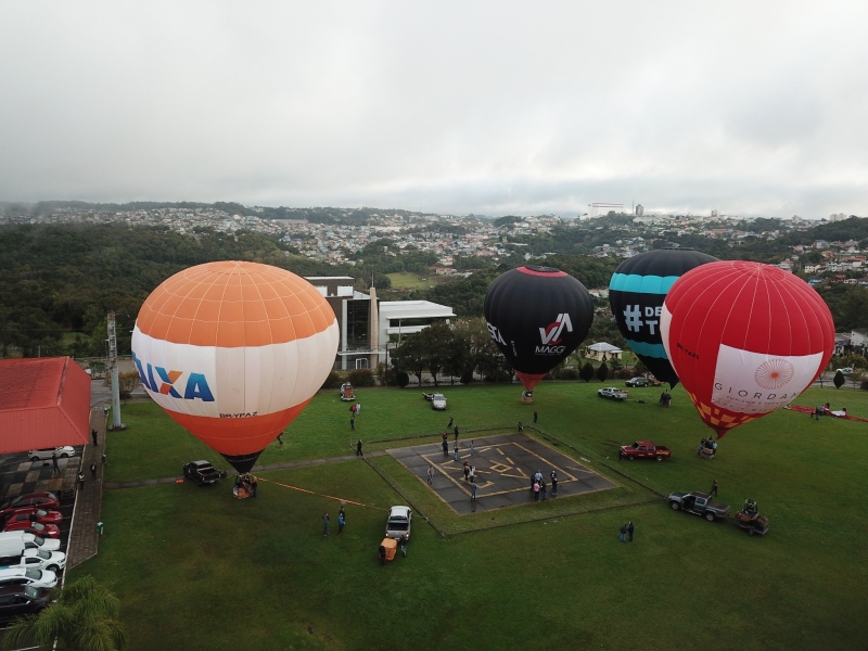 Balões chegam à Bento Gonçalves para quarta edição de festa